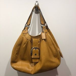 Mustard Yellow Coach Handbag